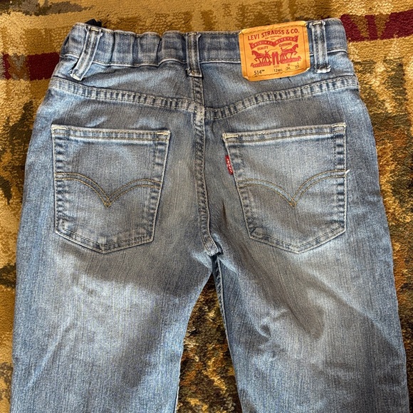 Levi's Light Wash Straight Jeans Boys 12 - Picture 3 of 7